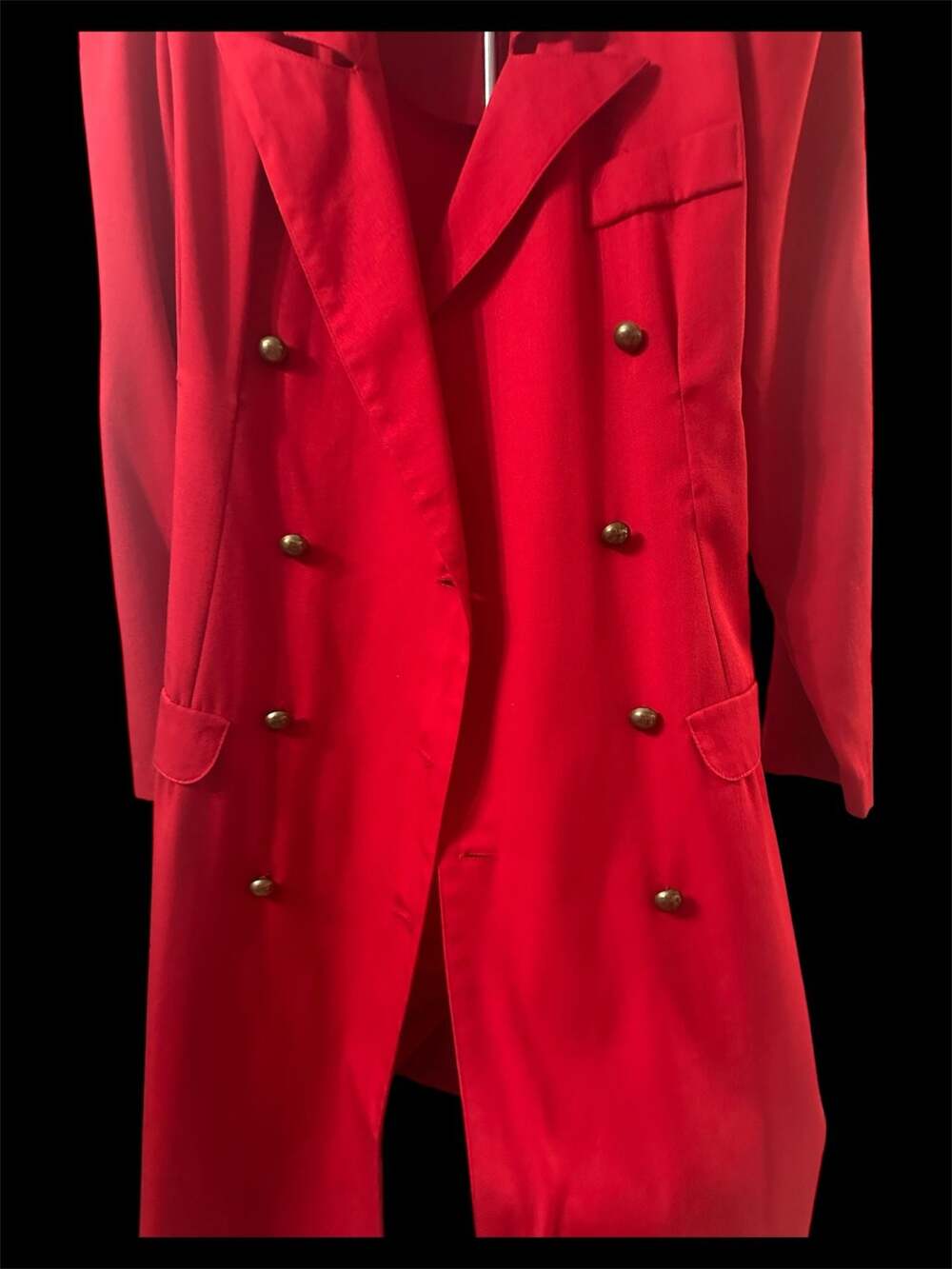 Vintage Danny & Nicole New York Red Double Breasted Blazer Dress Size 10